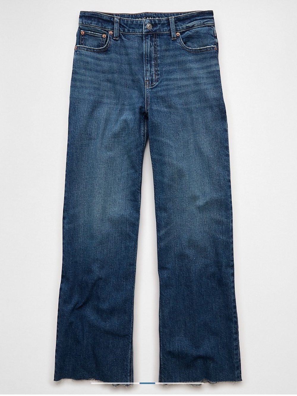 American Eagle High Waisted Baggy Wide Leg Jean - Picture 4 of 7